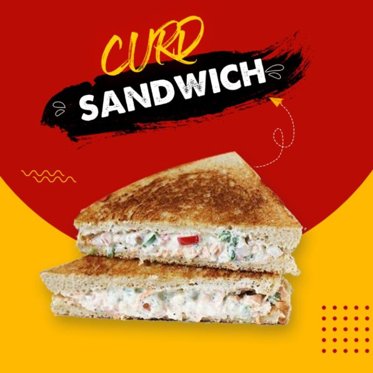 HEALTHY BREAKFAST CURD SANDWICH - A HEALTHY DISH