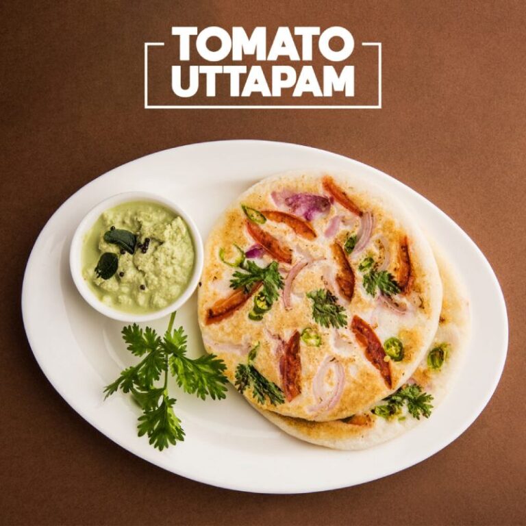Mini Jowar and Tomato Uttapa