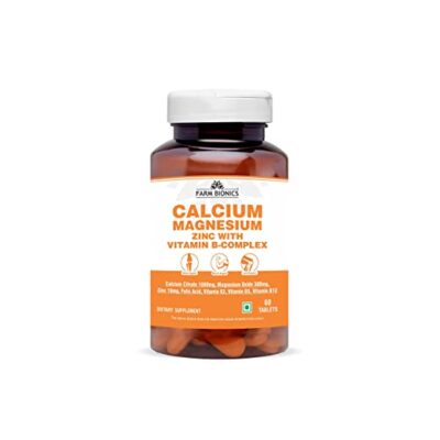 FARM BIONICS Calcium Magnesium Zinc with Vitamin B Complex